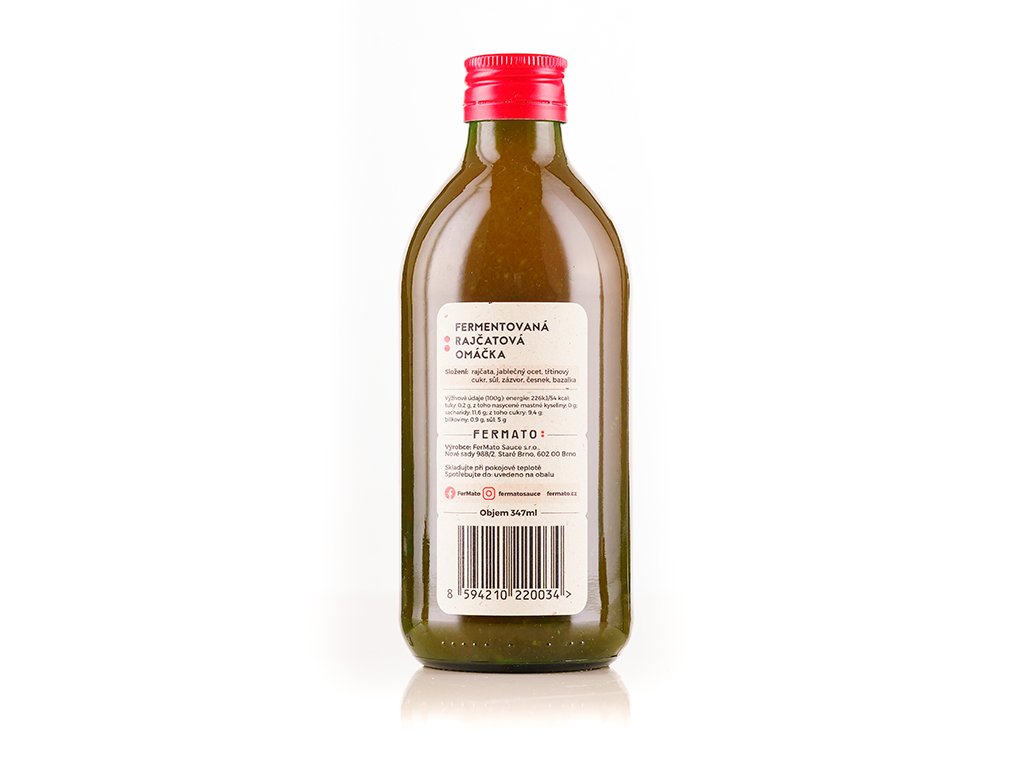 Fermentovaná rajčatová zálivka - Bazalka 347 ml