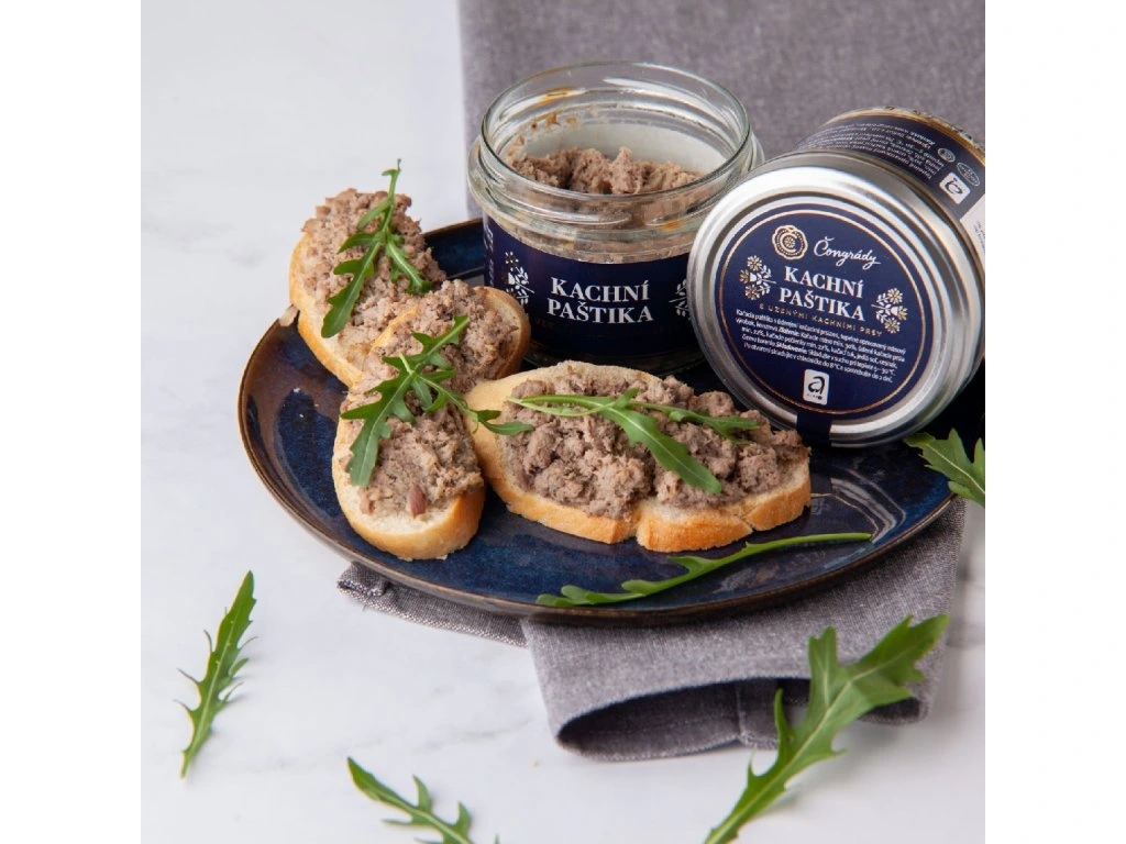 Kachní paštika s uzenými kachními prsy 170 g